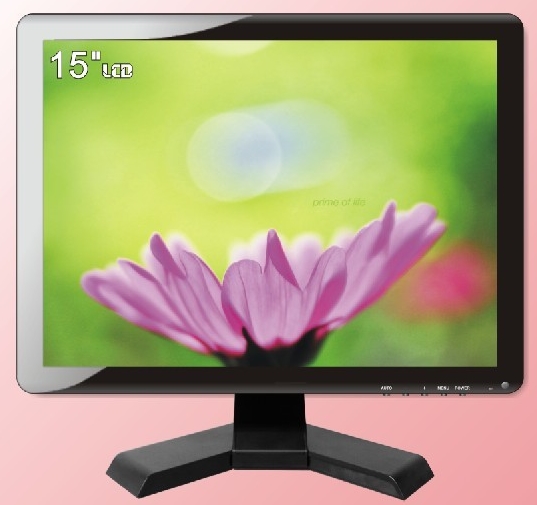 15inch LCD CCTV Monitor with HDMI/VGA/BNC1/BNC2/BNCout/USB