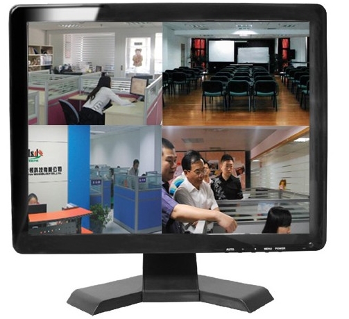 17inch LCD CCTV monitor with HDMI/VGA/BNC1/BNC2/BNCout/USB