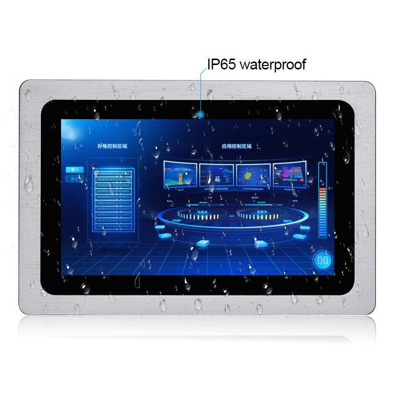 13.3inch industrial touch screen monitor with VGA/HDMI/DVI/Audio I/O interface