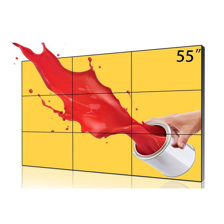 0.88mm bezel 500nits 55inch Ultra-narrow LCD Video Wall